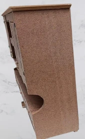 Hobi ADN 90357 Mutfak Dolap Terek Klasik Model CNC Kesim Ahşap MDF Ham El Yapım thumbnail 2