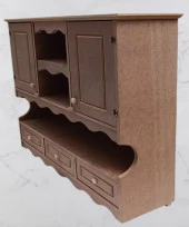 Hobi ADN 90357 Mutfak Dolap Terek Klasik Model CNC Kesim Ahşap MDF Ham El Yapım thumbnail 7