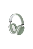 LiveBlueBT1632 Wireless Mikrofonlu Kulak Üstü Kablosuz Kulaklık Yeşil - 1