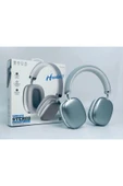 LiveBlueBT1632 Wireless Mikrofonlu Kulak Üstü Kablosuz Kulaklık Gümüş - 1