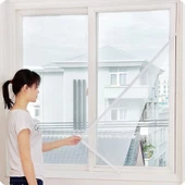 Pencere Cam Sineklik-beyaz ( 150 Cm X 100 Cm)+5m Bant - 3