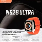 Ws28 Ultra 49mm Siri Tansiyon Ateş Nabız Ölçer Akıllı Saat - 5