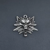 Witcher 3 Boyutlu Kolye Ucu - Antik Gümüş Kaplama - Kod:25 thumbnail 2