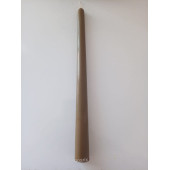 qosrix Kahverengi Şamdan Mumu 1. Kalite Doğal Kokulu Uzun Çubuk Konik Mum 1 Adet thumbnail 3