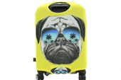 (My#28 Pug Köpek) VALİZ İÇİN KILIF - 3