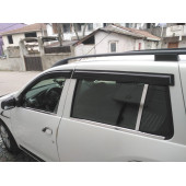 Dacia Logan Mcv Krom Cam Çıtası + Kapı Direği  6 Parça  2013 ve Üzeri Paslanmaz  Çelik - 1