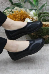 Polaris 105006 Siyah 5 Nokta Orijinal Ürün Hakiki Deri Kadın Ayakkabı thumbnail 5