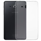 Samsung Galaxy Tab A T280 7" Kılıf Şeffaf Silikon Arka Kapak - 1