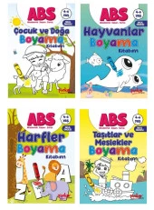 Pinokyo Okul Öncesi Akademik Başarı Boyama Seti 4 Kitap (4 - 6 Yaş) - 1