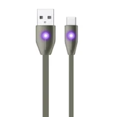 LinkTech K486 Type-C Led Işıklı 1.2mt Yassı Şarj ve Data Kablosu - 4