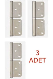 Yaprak Menteşe Saten 1,80 Mm Çelik 3 Adet - 1
