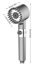 Masaj Tarakli 3 Fonksiyonlu Dus Basligi Ac Kapa Ozellikli - 2