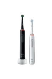 Oral-B Oral B Pro3 3900 Serisi Şarjlı Diş Fırçası 2'li Avantaj Paketi Siyah Beyaz - 2