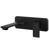 ECA Royal Ankastre Lavabo Bataryası Sıva Üstü Tek Rozet Mat Siyah 102167621C1-K thumbnail 1