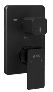 ECA Royal Ankastre Banyo Bataryası Sıva Üstü 3 Yollu Mat Siyah 102167351C1-K thumbnail 1