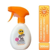Malibu Güneş Koruyucu Püskürtmeli Sprey Çocuk SPF50 300ml - 1