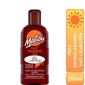 Malibu Güneş Hızlı Bronzlaştırıcı Yağ+Karoten 200ml - 1