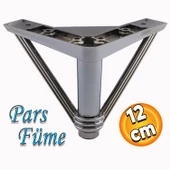 Pars Lüks Mobilya Oturma Grubu Kanepe Sehpa Tv Ünitesi Koltuk Ayağı Baza Ayakları Füme 12 Cm thumbnail 1