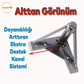 Pars Lüks Mobilya Oturma Grubu Kanepe Sehpa Tv Ünitesi Koltuk Ayağı Baza Ayakları Füme 12 Cm thumbnail 4