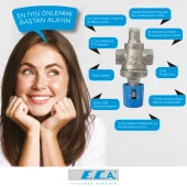 Eca 3/4 Su Basınç Düşürücü Pistonlu İç Vida X İç Vida Rakorsuz 602111009 - 3