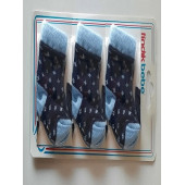 fındık bebe erkek bebek 3'lü çorap seti - 6