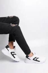 Wolden Erkek Beyaz Ortopedik Günlük Yürüyüş Spor Sneaker Ayakkabı Wldn-908 - 3