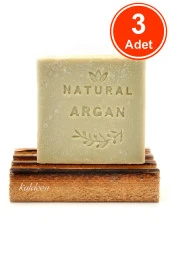 Argan Yağı Sabunu El Yapımı Doğal 120 G x 3 Adet thumbnail 1