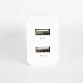 Tecno Samsung Galaxy Z Flip 5 İle Uyumlu Çift UsbA & Type-C ve Micro Çıkışlı Kablolu Hızlı Şarj Aleti - 4