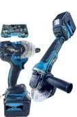 DOZZER Full Set Kömürsüz Motor Akülü Şarjlı Taşlama Ve Bijon Somun Sökme Sıkma Makinesi - 1