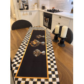 2 Li Kabak Desen Damalı Mutfak Seti Runner Fırın Örtüsü Dekor Hediyelik Ramazan Noel Yılbaşı Ranır - 1