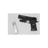 Oyuncak lazerli Tabanca 5 paket boncuk Hediye - 3