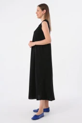 Allday Siyah Basic Elbise Astarı - 3