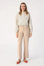 Allday Bej Cepli Bol Paça Pantolon - 2