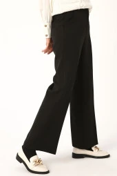 Allday Siyah Cepli Bol Paça Pantolon thumbnail 4