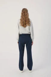 Allday Koyu Indigo Cepli Eşofman Altı - 4
