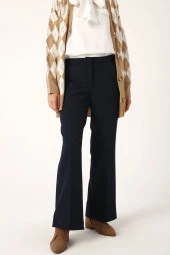 Allday Lacivert Cepli Bol Paça Pantolon thumbnail 2