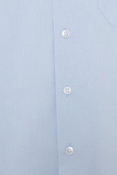 Kısa Kol Regular Kalıp Armürlü Gömlek thumbnail 2