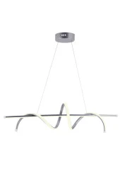 Pane Krom Modern Led Avize Beyaz Işık Salon Mutfak Oda Hol Ledli Avize Yemek Masası Led Avize - 3