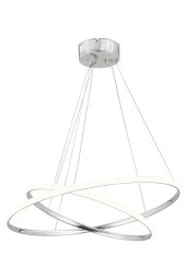 Dekorluna Bernardo 50x40 Büyük Çember Krom Modern Sarkıt Led Avize - 4