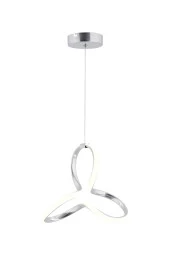 Dekorluna Martin Krom Modern Sarkıt Led Avize Beyaz Işık Salon Mutfak Oda Hol Ledli Avize - 4
