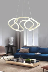 Dekorluna Honos Krem Modern Sarkıt Led Avize Salon Mutfak Oda Hol Ledli Avize - 1