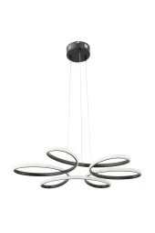 Dekorluna Flora Siyah Modern Sarkıt Led Avize - 3