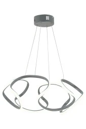 Dekorluna Honos Füme Modern Sarkıt Led Avize Salon Mutfak Oda Hol Ledli Avize - 5