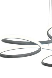 Dekorluna Flora Füme Modern Sarkıt Led Avize - 4