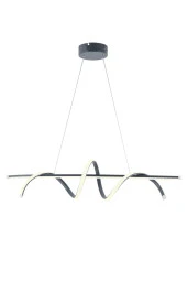 Dekorluna Pane Füme Modern Led Avize Beyaz Işık Salon Mutfak Oda Hol Ledli Avize Yemek Masası Led Avize - 2