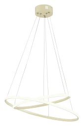 Dekorluna Bernardo 50x40 Büyük Çember Krem Modern Sarkıt Led Avize - 5
