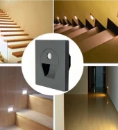 CATA CT 5170 1W Füme Kasa Sensörlü Koridor Aydınlatması 3200K Gün Işığı thumbnail 2