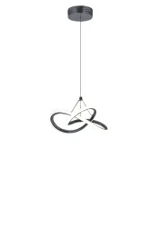 Dekorluna Modern Bolivia Tekli Antrasit Sarkıt Led Beyaz Power Ledli Salon Mutfak Oda Hol Ledli Avize - 2