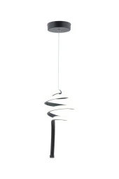 Dekorluna Linda Siyah Modern Sarkıt Led Avize Beyaz Işık Salon Mutfak Oda Hol Ledli Avize - 3