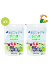 MOM 2'li Organik Lolipop (çilek, Karpuz, Yaban Mersini Ve C Vitamini) 20 Adet - 1